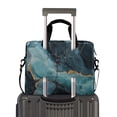 thumbnail image 2 of FORMRS 16" Laptop Bag Carrying Sleeve Case with Handle Travel Shoulder Briefcase, Black Marble, 2 of 8