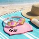 thumbnail image 1 of Juego de 5 piezas de gafas y gorro de natación para hombres y mujeres, ideal para piscinas y buceo. Rosa, 1 of 8