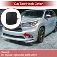 thumbnail image 3 of Tapa del gancho de remolque delantero izquierdo para Toyota Highlander 2008-2010, tapa del gancho de remolque, gancho No.521280E030, plástico sin pintar, 1 pieza, 3 of 6