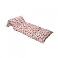 thumbnail image 4 of Floral Floor Pillow Lounger Cover, Hand Drawn Vintage Flourishing Tulip Flowers Nature Garden Theme Pattern, Nap Mat Printed Fabric Case for 5 Pillows, 88" x 36", Peach Green and Red, by Ambesonne, 4 of 5