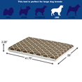 thumbnail image 4 of Midwest Metal Products MW02211 42 in. Brown Geo & Flc Reverse Crate Pad, 4 of 6