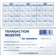 12 Check registers for Personal Checkbook - Checkbook Ledger Transaction Registers Log for Personal or Business Bank Checking Account, Saving Account, Deposit, Credit Card, and Large Booklet