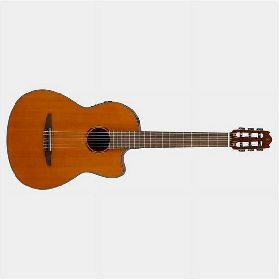 Yamaha NCX1C Series Nylon String Acoustic Electric Guitar w/Solid Western Redcedar Top - Natural