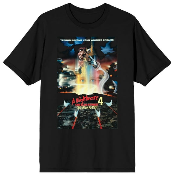 Terror Beyond Your Wildest Dreams Men's Black Graphic Tee-3XL