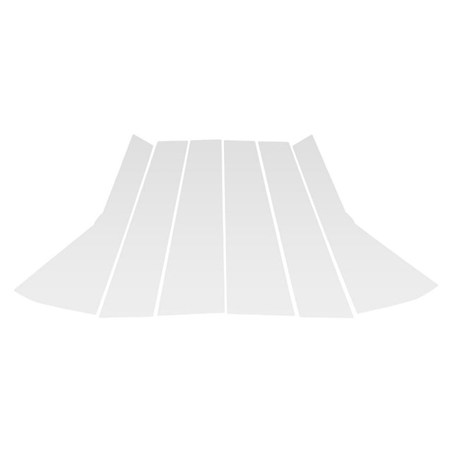 Pegatina Antirrayaduras para el Pilar de la Ventana de la Puerta Unique Bargains Cubierta de los Postes del Pilar para Ford Bronco Sport 2021-2023 Tono Plateado Frontal Trasero Izquierdo Derecho 6 Pcs
