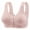 515_Pink, variant on Sweet Home Farm Front Closure Bras for Women Buckle Plus Size Bra Vest Without Underwire Large Chest Anti Sag Underwear Bras