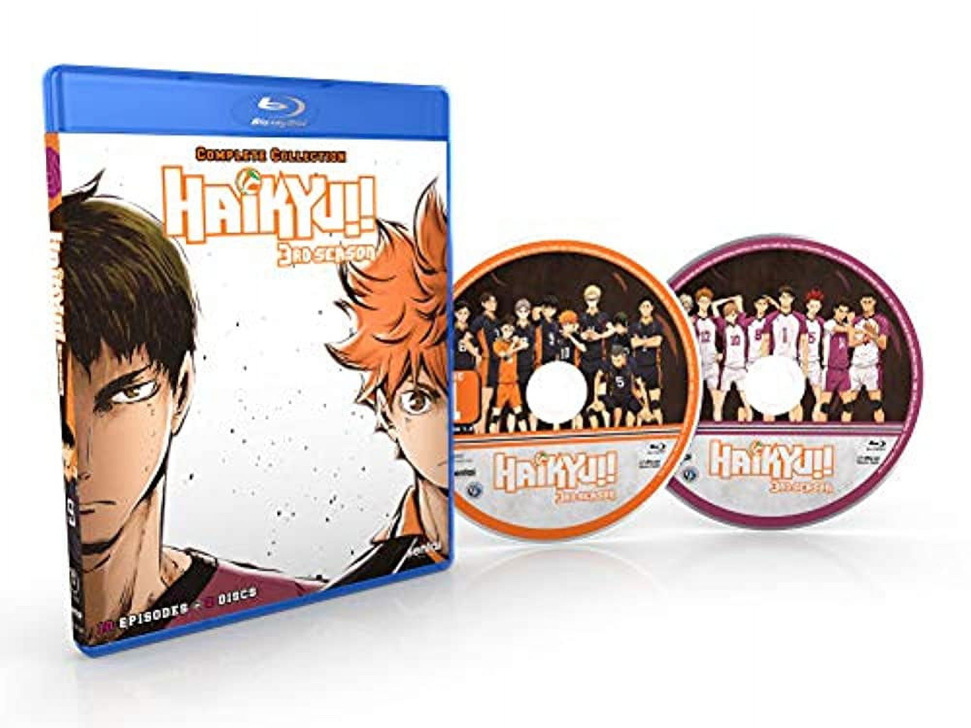 Haikyu!! Season 1 Complete Collection (3-disc set blu ray) 816726020211