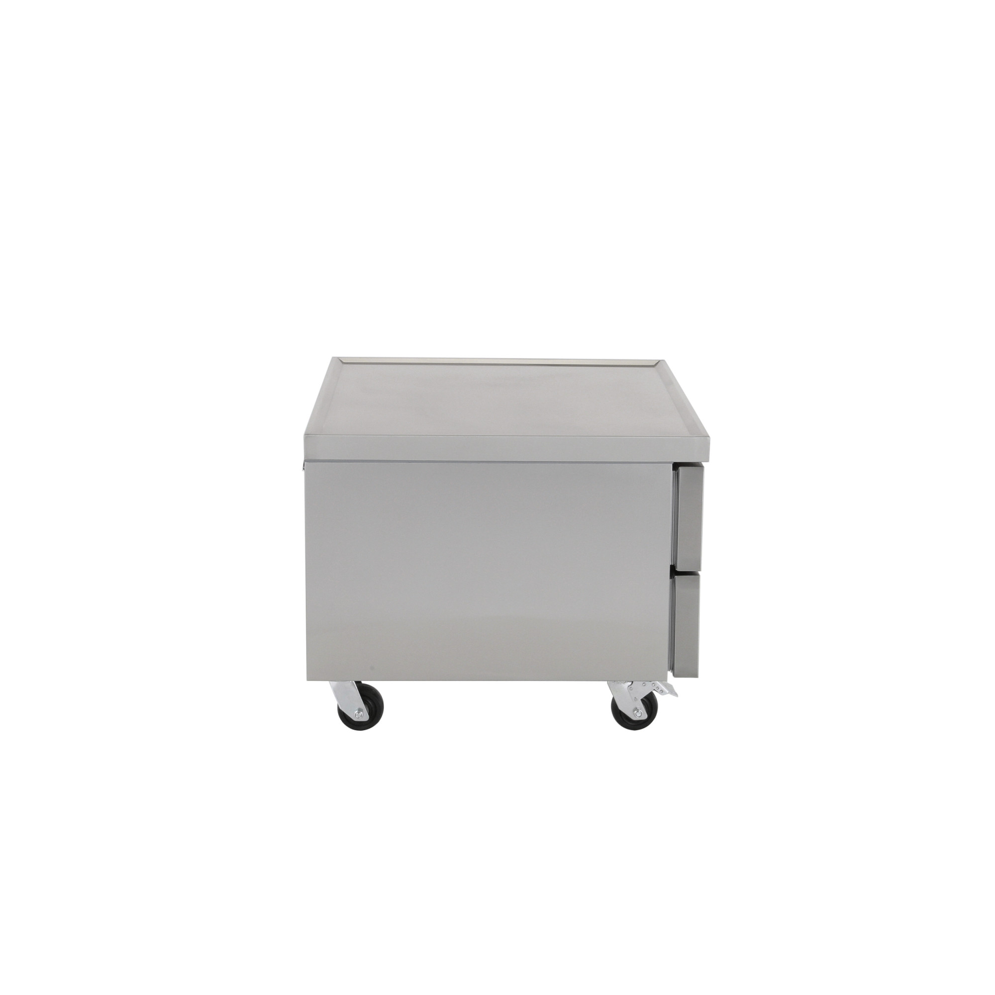 Norpole 36 in. W 6.5 cu. ft. Chef Base Commercial Specialty Refrigerator in Stainless Steel in Stainless Steel