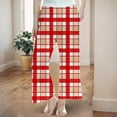thumbnail image 2 of Byoo Toddler Boys Sleepwear Pants Plaid Graphic Basic Baggy Straight Fit Wide Leg Soft Loungewear Pants Kids Homewear, 2 of 4