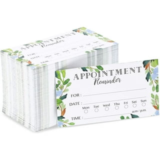 Dymo LV-30374 Compatible Appointment Cards - 2 x 3-1/2
