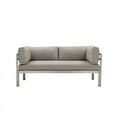 thumbnail image 3 of Pangea Home Cloud 25x65" Modern Aluminum Sofa in Gray Finish, 3 of 3