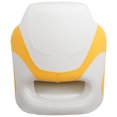 thumbnail image 3 of MSC Captain Seat, Sports Seats, Bucket Seats, with Flip up Seat Bolster, White/Yellow, 3 of 5