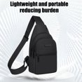 thumbnail image 3 of Pequeño Bolso de Viaje Bolso de Hombro Bolso de Hombro 31x17x8cm Bolso de Poliéster Negro Pequeño Crossbody Deportes Casual Crossbody Daypack, 3 of 6