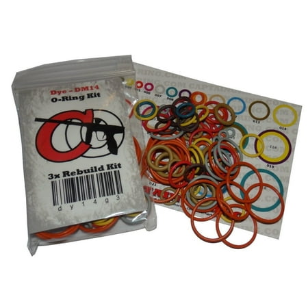 Empire Resurrection Autococker - Color Coded 3x Oring Rebuild Kit