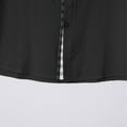 thumbnail image 6 of LNWUY Men's Cotton Linen Plaid Collar Casual Short Sleeve Button Lapel Top Shirt Summer Beach Vacation Hawaiian Shirts with Pocket Black L, 6 of 7