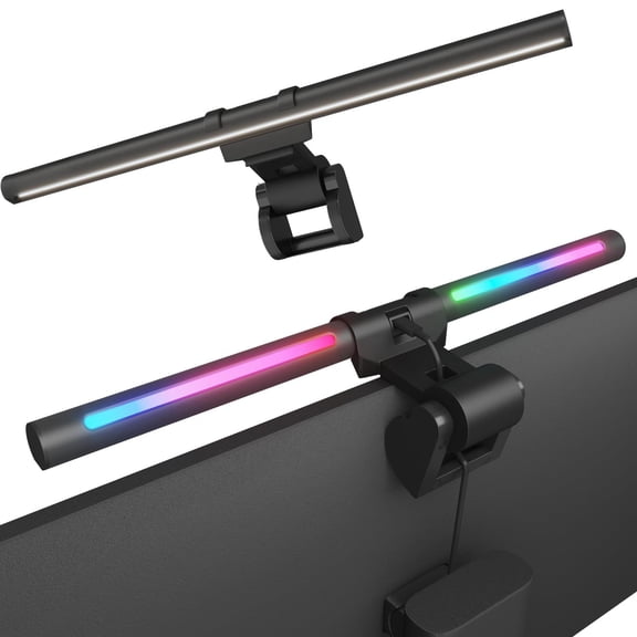 Monitor Light Bar Usb Reading Led Task Lamp With Touch Control No Screen Glare Dimmable Desk Computer For Home Office Work Alexa And Assistant
