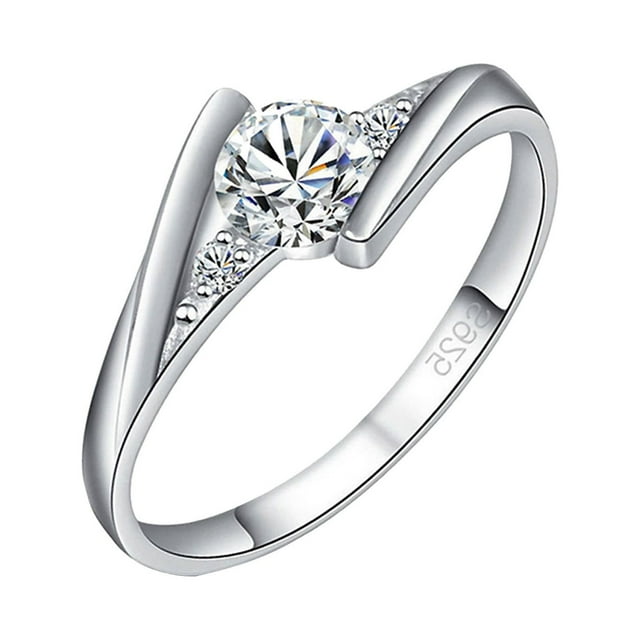 Fiudx Anillo Elegante, Elegante Alegría de Aleación, Accesorio Glamoroso para Bodas, Ideal para Fiestas y Citas, Regalo de Moda para Mujer, Talla Precisa 5-10, Diseño Llamativo.