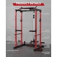 thumbnail image 5 of JoanKaren Power Rack Cage,1600LBS Capacity Multi-Function Squat Rack for Home Gym with Cable Crossover System, 5 of 8