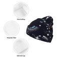 thumbnail image 3 of Pofeuu Galaxy2 Print Beanie Hat for Men Women Knit Winter Hat Warm Cuffed Skull Beanie Slouchy Soft Unisex, 3 of 6