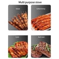 thumbnail image 3 of Mini Parrilla Japonesa Hibachi, Barbacoa De Carbón De Mesa De aleación De Aluminio Para Reuniones Familiares, Campamentos, Picnics, Equipada Con Parrilla Eficiente, Calentamiento, 3 of 7