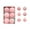 #0585-Pink, variant on Cheapark 6pcs 8cm Flocked Painted Christmas Tree Ornaments - Glittery Velvet Balls, Sparkling Decor for Holiday Trees & Centerpieces