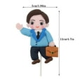 thumbnail image 6 of JHGoosa Fathers Day Soft Pottery Doll Cake Baking Decorative Ornament Plug In, 6 of 7