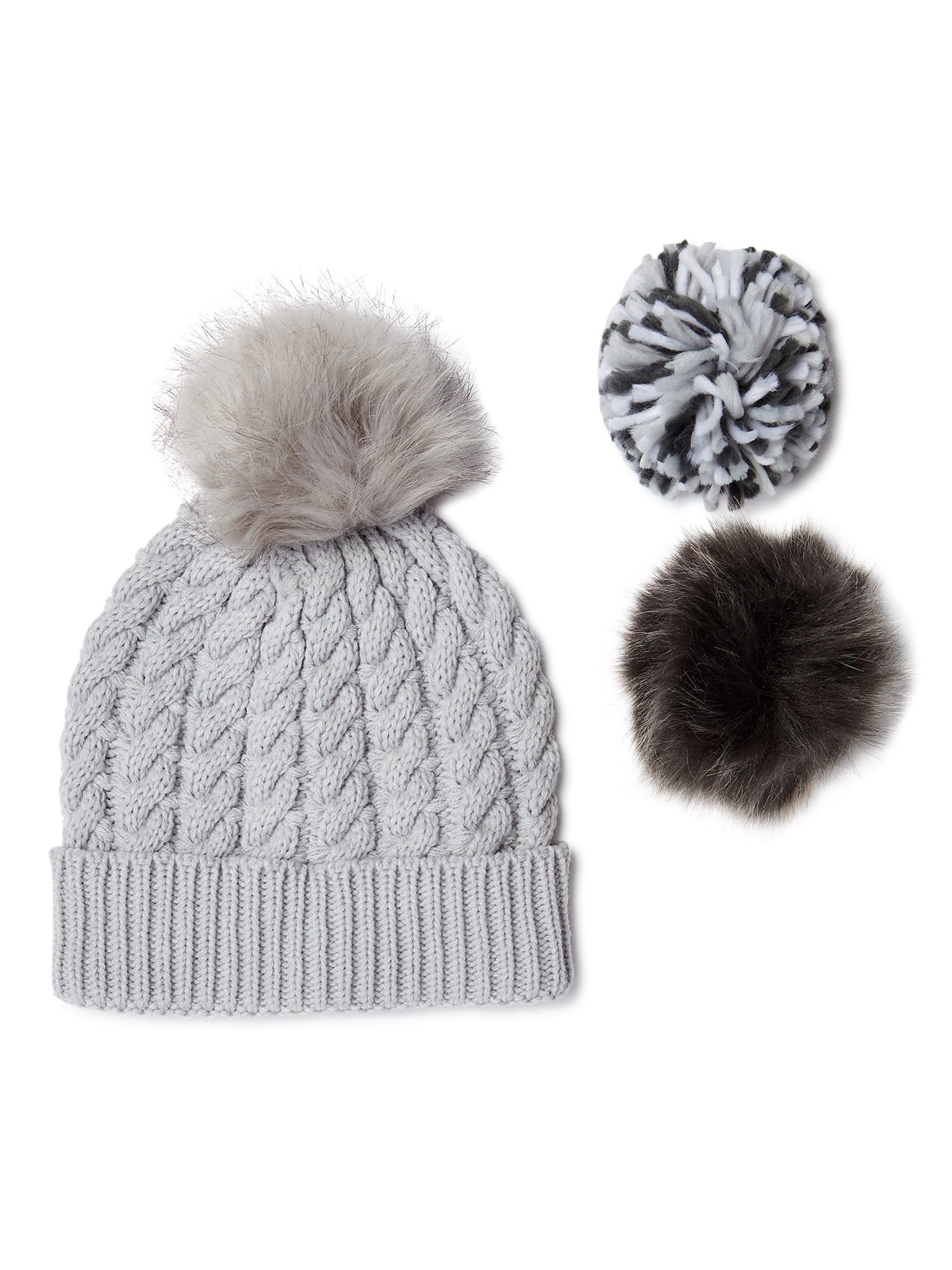 Tru Womenâ€™s Pick-a-Pom Beanie 