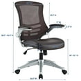 thumbnail image 4 of Modway Attainment Office Chair with Leatherette Seat, Multiple Colors, 4 of 10
