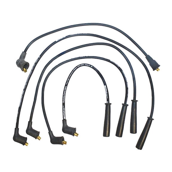 Spark Plug Wire Set - Compatible with 1994 - 1997 Ford Aspire 1.3L 4-Cylinder 1995 1996