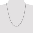 thumbnail image 2 of Auriga Fine Jewelry 14K White Gold 2.4mm Open Link Cable Chain Necklace 24inch for Women, 2 of 6