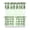 Avocado, variant on Vintage Floral Window Treatment Panels - 3 Pack Tier Curtains with Valance for Kitchen & Bathroom