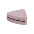 thumbnail image 2 of Triangle Makeup Sponge Holder/ Cosmetic Blender Sponge Case/ Portable Breathable Washable Compact Cute Soft Protective Container for Travel Light Coffee, 2 of 10