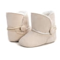 thumbnail image 2 of Baby Girl Boots Newborn Boys Winter Warm Snow Booties Soft Sole Crib Shoes 0-18M, 2 of 6