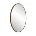 thumbnail image 6 of Oval Retro Mirror with Antique Gold Finish, Wall Hanging Decorative Mirror for Bathroom, Bedroom, Living Room Home Decor, 6 of 9