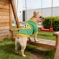 thumbnail image 4 of NovaStitch Pet Dog Jersey Mesh Fabric Soccer & Sportswear Lightweight Breathable Football Pet Clothes for Medium Dogs C One Size, 4 of 6