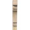 thumbnail image 5 of Ekena Millwork 4"W x 18"D x 26"H Merced Block Rough Sawn Bracket, Douglas Fir, 5 of 25