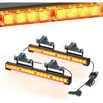 Nilight 17" LED Directional Light Bar, 32 LEDs, 2-in-1 Design with 23 Lighting Modes, Universal Vehicle Mount