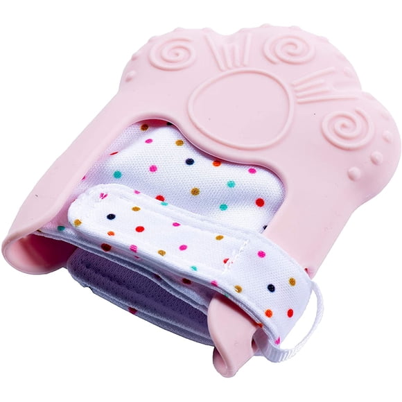 Kids Heroes Guante Mordedera para Bebe Niña, Rosa