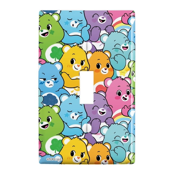 Care Bears: Unlock the Magic Very Many Bears Plastic Wall Decor Toggle Light Switch Plate Cover