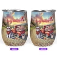 thumbnail image 2 of Be My Valentine's British Shorthair Truck Full of Love Flower Balloon 12oz Stainless Steel Wine Tumbler Insulated Cup with Lid Cat Lover Kitten Owner Gifts - 02029, 2 of 5