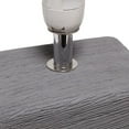 thumbnail image 7 of Simple Designs Ceramic Faux Stone Table Lamp in Off White with Gray Shade, 7 of 7