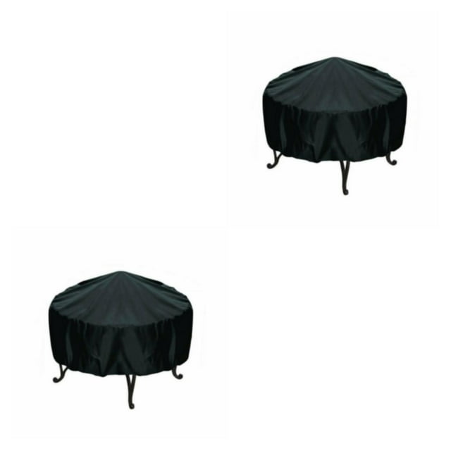 jesticaly Nylon Waterproof Grill Cover For Complete for Protection In Any Weather Easy To Install Fire Table Cover 122*45cm 2Set