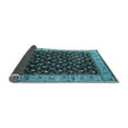 thumbnail image 2 of Ahgly Company Indoor Round Oriental Light Blue Industrial Area Rugs, 4' Round, 2 of 4