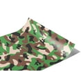 thumbnail image 2 of Rwraps Green Camouflage Modern Woodland Matte Vinyl Film Wrap 59in x 19ft Vinyl Vehicle Car Film, 2 of 9