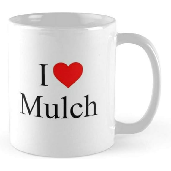 I Love Mulch Coraline Coffee Mug 11oz & 11oz Ceramic Tea Cups, waYanl-4305, BZ305