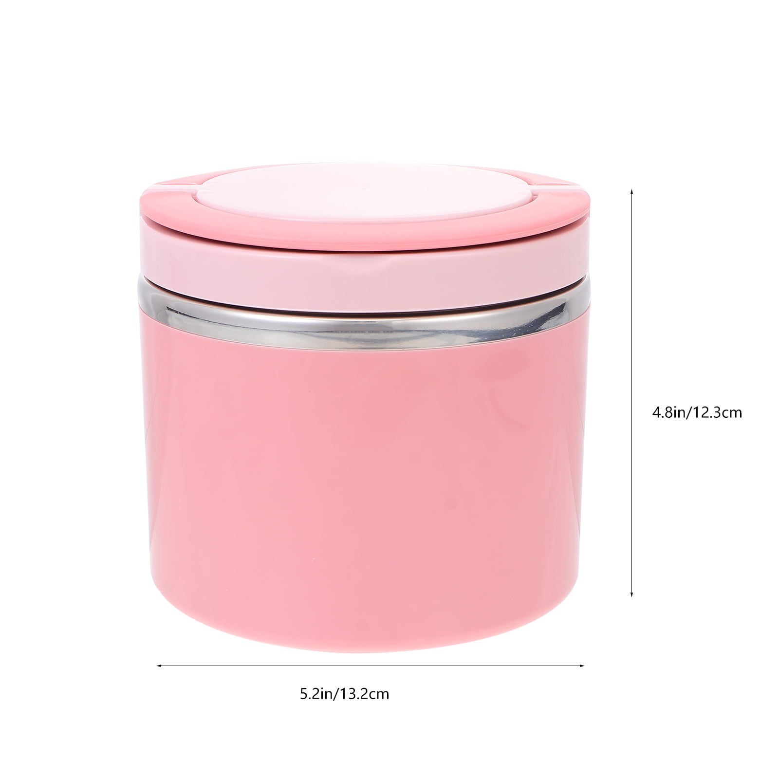 Naughtyhood Take Away Lunch Box Hot Container with Handle, 630ml Stainless Steel Food Heating Container, Food Container, Keep Warm Container