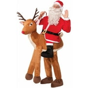 Rubies Santa Ride In Reindeer Costume for Adults, Unisex One Size