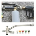 thumbnail image 4 of Washer Foam Cannon Dual-Connector Accessory, Pressure Washer Double Tip Attachment With 5 Pressure Washer Sprayer Nozzles For Soap Cannon, 1/4'' Quick Connect, 4 of 7
