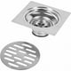 thumbnail image 4 of Desagüe de ducha, duradero y resistente a la intemperie, estructura de tipo rebote a prueba de olores, desagüe de piso de pedal de acero inoxidable para jardín, cocina, balcón, piscina (100 x 100 x, 4 of 4