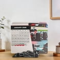 thumbnail image 2 of 2026 Racing Calendar, Race Event Desk Calendar with Full Schedule, Motorsport Racing Calendar Planner with Stand, Desktop Decoration Gift for Home Office Fans, 2 of 10